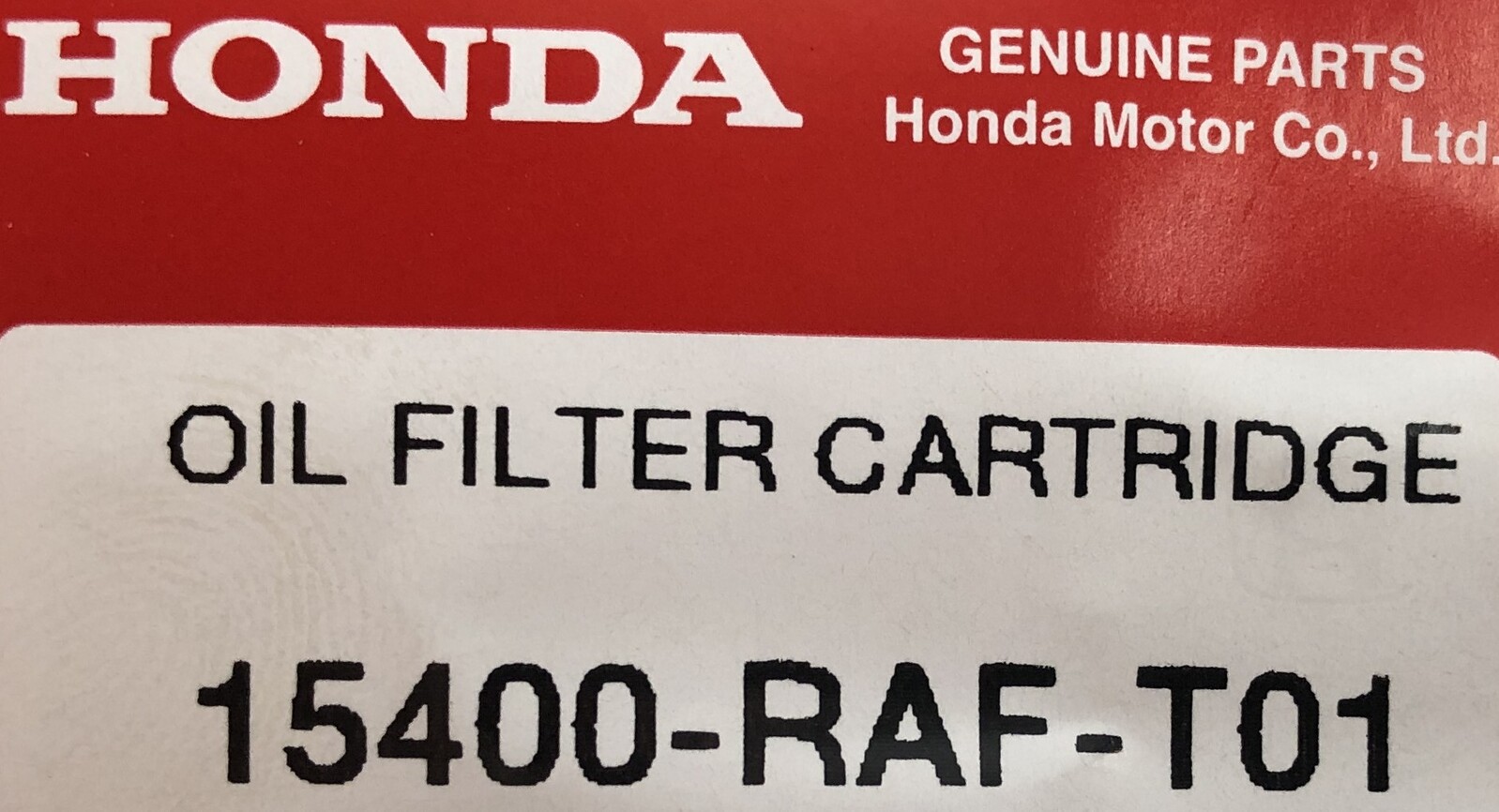 Genuine Honda Oil Filter