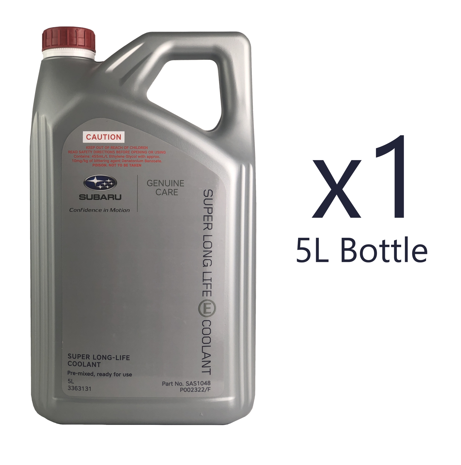 SUBARU LL COOLANT SAS1048 3X5L Subaru